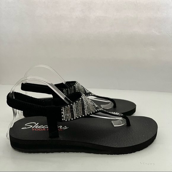 Skechers | Shoes | Sketchers Womens Meditation Gala Dance Sandals Bedazzled  Sz Nwot | Poshmark
